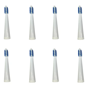 8 шт. сменных головок зубных щеток Для LANSUNG U1 A39 A39plus A1 SN901 SN902, электрические головки зубных щеток, синий