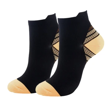 Мужские И Женские Дышащие Спортивные носки Для активного отдыха, Сжатые Короткие Носки Для Бега и верховой езды