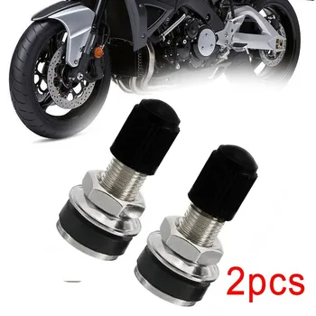 2 шт., клапан для колеса мотоцикла 32 мм-Мотоцикл, скутер, велосипед, бескамерный клапан для горных шин, пылезащитный колпачок общего назначения