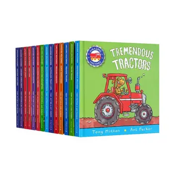 14 книг/комплект Удивительная машина: большой грузовик забавных английских историй Поможет ребенку стать читателем игрушки для раннего обучения