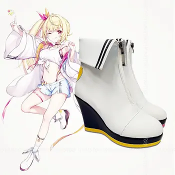 ANYCOLOR YouTube Обувь с персонажами аниме Нидзисанджи Сара Хошикава, обувь для косплея, ботинки, реквизит для костюмов для вечеринок