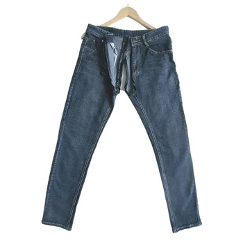 Новые Секс-штаны для мужчин, джинсы без вырезов, скрытая молния, Эротический костюм для свиданий, Забавные Джинсовые брюки, брюки с открытой промежностью