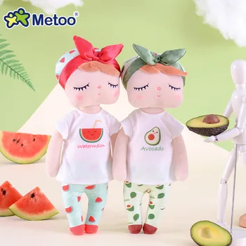 Новая мягкая кукла Metoo Fruit Angela, мягкие игрушки, Плюшевый Арбуз, Свежий Милый Кавайный подарок для детей, куклы Metoo для девочек