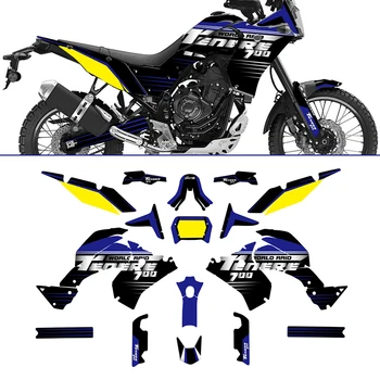 Для Yamaha Tenere 700 Наклейки на Кузов мотоцикла Виниловые Наклейки С Графикой для Yamaha Tenere700 T7 T700 2019-2021 2022 2023