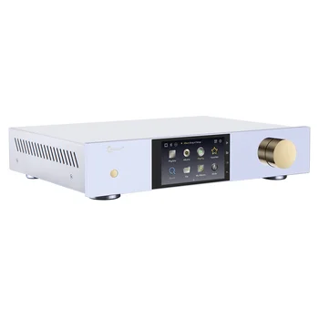 Новый Высококачественный сетевой музыкальный плеер HDD DMP60 ES9038PRO с Чипом Digital Audio Player Для Домашнего Стерео 8-канального ЦАП с управлением приложением