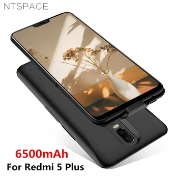 6500 мАч Зарядное Устройство Чехлы Для Xiaomi Redmi 5 Plus Зарядный Чехол Резервный Блок Питания Чехол Для Redmi 5 Plus Чехол Для Аккумулятора