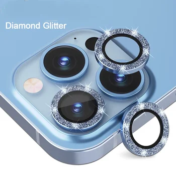 3/2 /1ШТ 5D Защитная пленка для камеры с полным покрытием, чехол из закаленного стекла для iPhone 13 Pro Max, металлическое кольцо, защитная пленка для стеклянной камеры