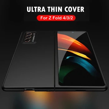 Чехол для телефона Samsung Z Fold 4 3 2 Ультратонкая Передняя Задняя крышка Полная Защита Жесткий Защитный Бампер на Z Fold4 Fold3