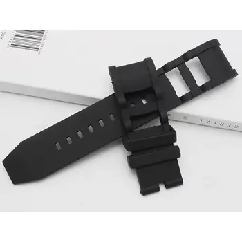 26 мм Черный Удобный силиконовый ремешок для часов, сменный Умный браслет для ремешка для часов, Водонепроницаемый спортивный силиконовый ремень