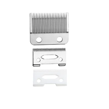 Уникальный дизайн Groove Tooth Pro, Набор сменных лезвий для триммера для волос с 2 отверстиями для машинки для стрижки волос Wahl, Fit Magic Clip (A)