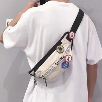 Нагрудная сумка Qyahlybz, мужская сумка через плечо, спортивная поясная сумка Instagram, легкая сумка через плечо, Женские повседневные сумки