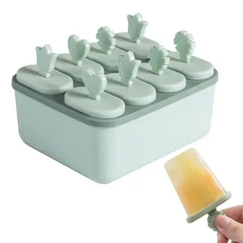 формы для фруктового мороженого с 8 сетками, Летние Аксессуары, Кухонные инструменты, Форма для приготовления Лолли, Форма для мороженого 