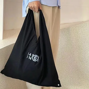 ММ @ 62023 Весенне-летняя Цифровая холщовая женская Классическая Японская треугольная сумка-тоут, сумка-тоут, сумка-тоут