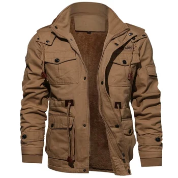 Зимняя Флисовая куртка, Мужское Повседневное Плотное теплое пальто, Куртки Армейского пилота, Грузовая верхняя одежда ВВС, куртка ded, мужская одежда