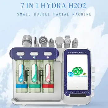 Профессиональный Уход За кожей Лица для красоты кожи H2O2 Aqua Peeling Hydro Dermabrasion Scrubber Hydrafacial Machine 2023