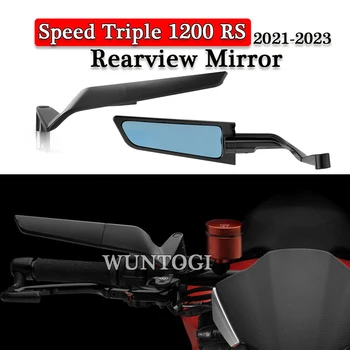 Для мотоциклов Speed Triple 1200 RS, зеркала-невидимки Speed Triple 1200RS, 2021-2023, комплекты зеркал с крыльями, регулируемые зеркала