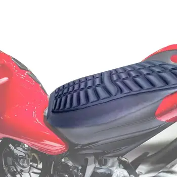 Амортизирующая Подушка сиденья Мотоцикла Охлаждающая Нескользящая Накладка 3D Сотовая Дышащая Подушка Охлаждающая Нескользящая Дышащая