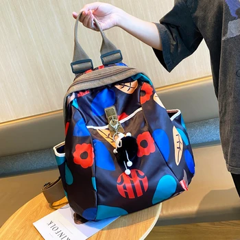 Рюкзак с цветочным принтом, женская сумка Ita на плечо, Рюкзак для путешествий Большой Емкости, водонепроницаемый Противоугонный Рюкзак, Роскошный Рюкзак