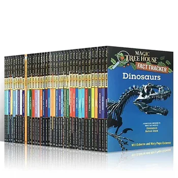 40 Книг/Комплект Magic Tree House Fact Tracker Оригинальные английские детские книги для чтения
