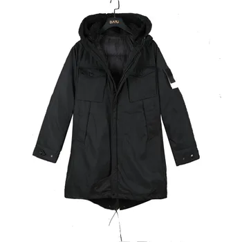 2022 Новые Зимние Мужские Теплые Парки с капюшоном, Утепленная куртка с меховой подкладкой, Мужское Повседневное пальто, Шляпа, Пальто