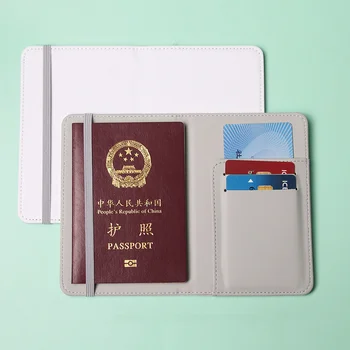 Новый сублимационный держатель для паспорта с теплопередачей, держатель для нескольких карт большой емкости, удобная пустая книжка для паспорта