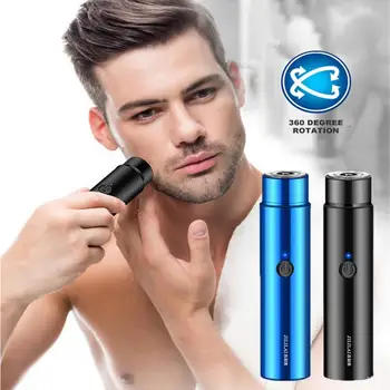 Sdattor, мужская мини-электрическая Бритва, Полностью автоматический Триммер для бороды, Станок для бритья, USB-зарядка, портативные моющиеся эпиляторы