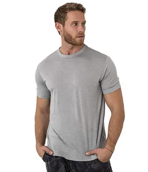 Футболка Мужская шерстяная рубашка с базовым слоем, Рубашки, Быстро впитывающие влагу, с защитой от запаха