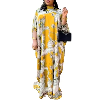 Африканские платья для женщин с принтом Дашики из Турции, Традиционное Бубу, Вечернее платье для свадебной вечеринки, Весенне-летняя одежда Abaya