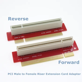 PCI Male to Female Riser Extension Card Адаптер 90-Градусного Углового Типа 32-Битных Линейных Трубных карт Для Шасси 1U IPC