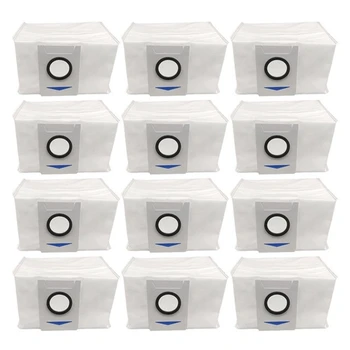 12 Упаковок вакуумных мешков для сбора пыли для вакуумной детали робота Deebot X1 Omni Turbo