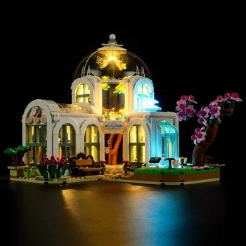Комплект светодиодной подсветки для 41757, набор строительных блоков Ботанического сада (не включает модель), кирпичные игрушки для детей