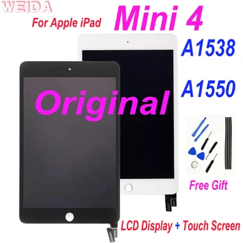 Оригинальный ЖК-дисплей Для iPad Mini 4 Mini4 A1538 A1550 ЖК-дисплей с Сенсорным экраном, Дигитайзер В Сборе, Запасная Часть Для iPad Mini 4 LCD