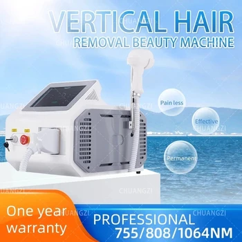 Лучшее качество 2000 Вт Оборудование для депиляции Ice Titanium Устройство 808 755 1064 Нм Диодная лазерная машина для удаления волос Цена