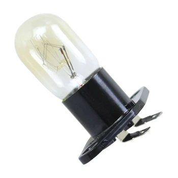 Универсальные светодиодные лампы для маленькой микроволновой печи с 2-контактным цоколем 230 В 20 Вт, лампа для высокотемпературного освещения бытовой техники для замены старой