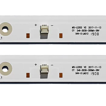 Комплект из 2 предметов, светодиодная лента с подсветкой для E348124 32LTV2002 JL.D32061330-081AS-M FZD-03 E348124 MS-L1343 L2202 L1074 V2 2-6-3030-300MA-36V