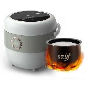 Рисоварка Bear 1,6 л, Многофункциональный кухонный прибор, сковорода с антипригарным покрытием на 12 часов, Электрический горячий горшок для дома