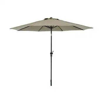 7,5-футовый зонтик цвета ХАКИ для патио, Солнцезащитный пляжный зонт, набор для поддержки и удержания, дождевик, Сад