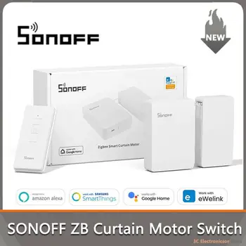 SONOFF ZB Занавес Zigbee Smart Curtain Motor Switch DC 5V/1A Дистанционное Управление Через приложение eWeLink Поддерживает Alexa Google Home Alice