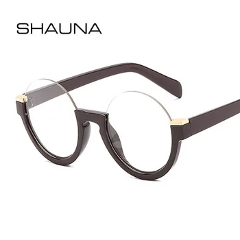 Солнцезащитные очки SHAUNA в Ретро-Оправе с круглым Градиентом, Модные Оправы для очков