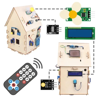 Стартовый набор TSCINBUNY для проекта программирования Arduino Полная модель Умного дома Наборы для автоматизации электроники для учебного набора