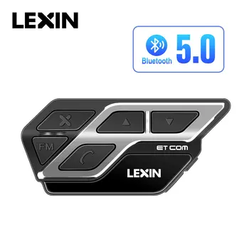 Lexin 1 шт. Etcom Bluetooth интерком шлем Переговорное устройство система внутренней связи для 6 всадников BT votoresistant intercom MP3