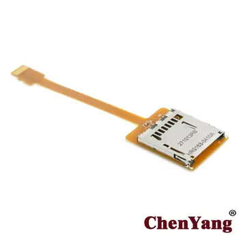 Мужской Комплект карт памяти Micro SD TF к женскому удлинителю SD Мягкий Плоский удлинитель кабеля FPC 10 см