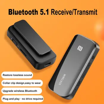 Bluetooth 5,0 Aux Адаптер Беспроводной Ключ NFC TF Карта 3,5 мм Разъем Громкой Связи Для Телевизора ПК Динамик Автомобильный Комплект Аудиоприемник Передатчик