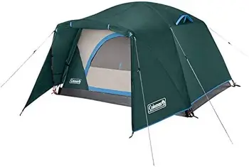 Кемпинговая палатка с полностью защищенным от непогоды тамбуром, 2/4/6-местная Всепогодная палатка с дождевиком, сумкой для переноски, карманами для хранения и вентиляцией.