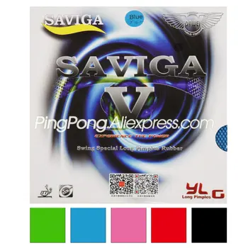 2023 Новая красочная резина для настольного тенниса DAVEI SAVIGA V (розовая, зеленая, синяя) Верхний лист для пинг-понга длиной в несколько пипсов OX