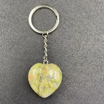 S1153 Натуральный агат кристалл любовь кулон в форме сердца брелок агат камень персиковое сердце кулон