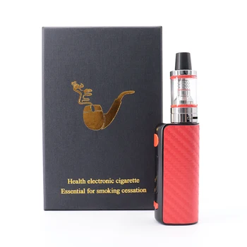 Smoke 80W Box Mod Набор электронных сигарет, Вейп-ручка, встроенный аккумулятор емкостью 1600 мАч с резервуаром объемом 2,5 мл, испаритель, электронная сигарета для кальяна