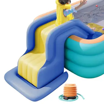 Надувная горка для бассейна, Детский Семейный Аквапарк, Наземные горки для бассейна Для детей
