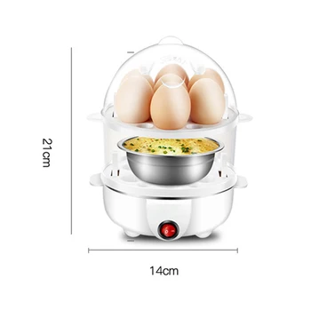Яичная плита 220 В, пароварка для яиц, нагревательная плита, бытовая маленькая многофункциональная машина для приготовления яиц на пару, заварного крема, вареных яиц для завтрака