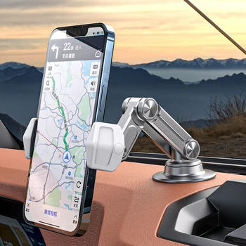 Металлический автомобильный держатель для телефона Artpowers, зажим для мобильного телефона Samsung Huawei, мобильный телефон в автомобиле
